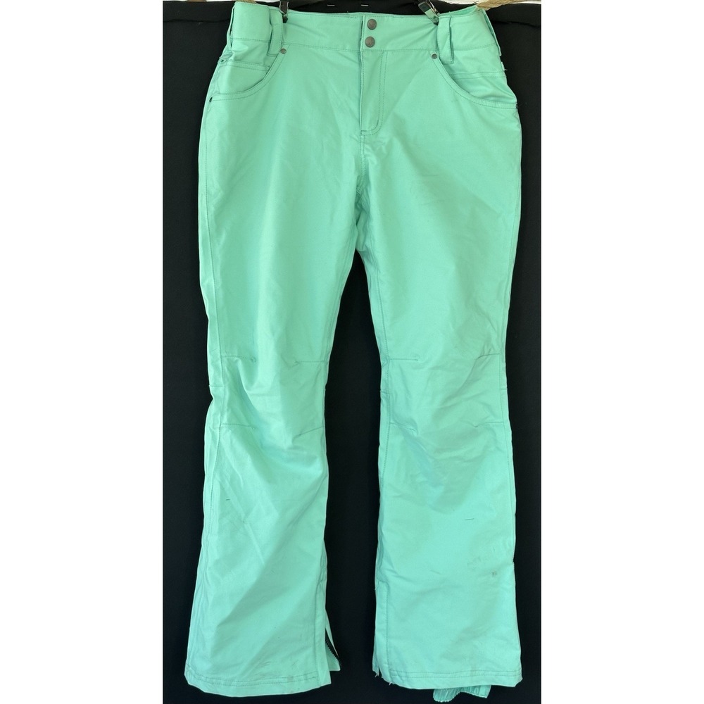 Aperture Ski Snowboard Colorful Pants Green Women's Adjustable Sz Large